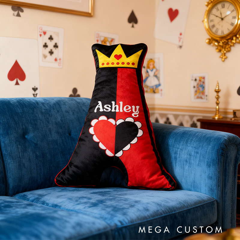 Personalized Graphic 3D Print Cartoon Movie Hidden Kindom Alphabet Shaped Pillow for Cartoon Lovers Initial Pillow Christmas Gift for Kids