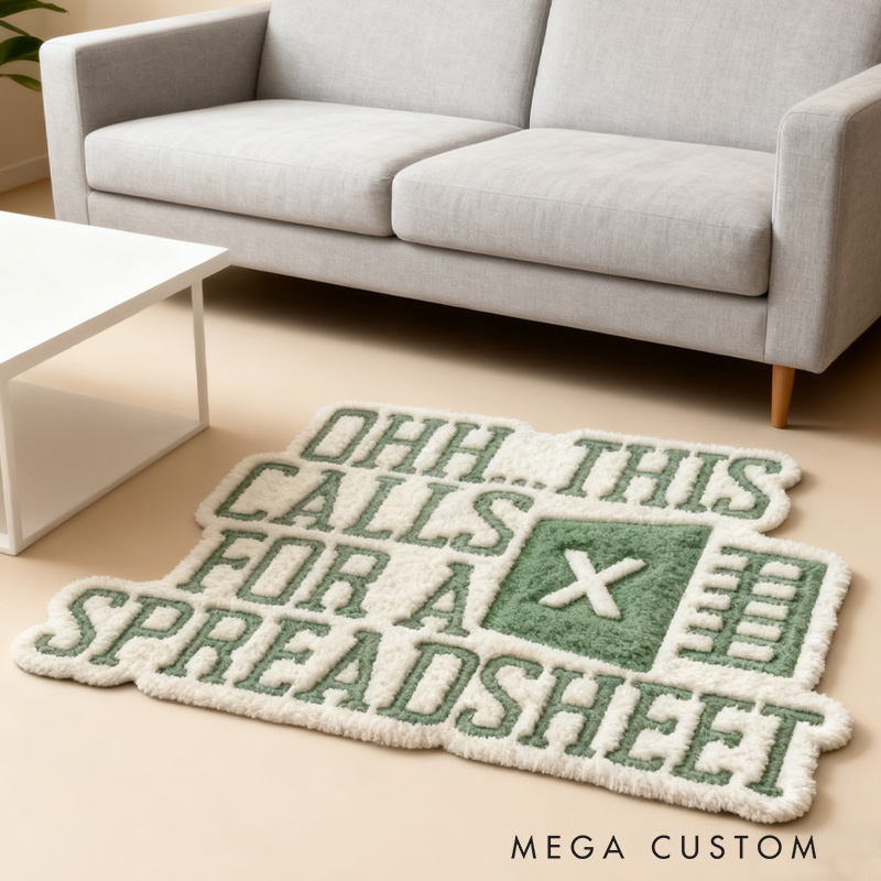 Personalized Data Management Enthusiasts Doormat Rug Office Room Decor Gift for Geek Nerd