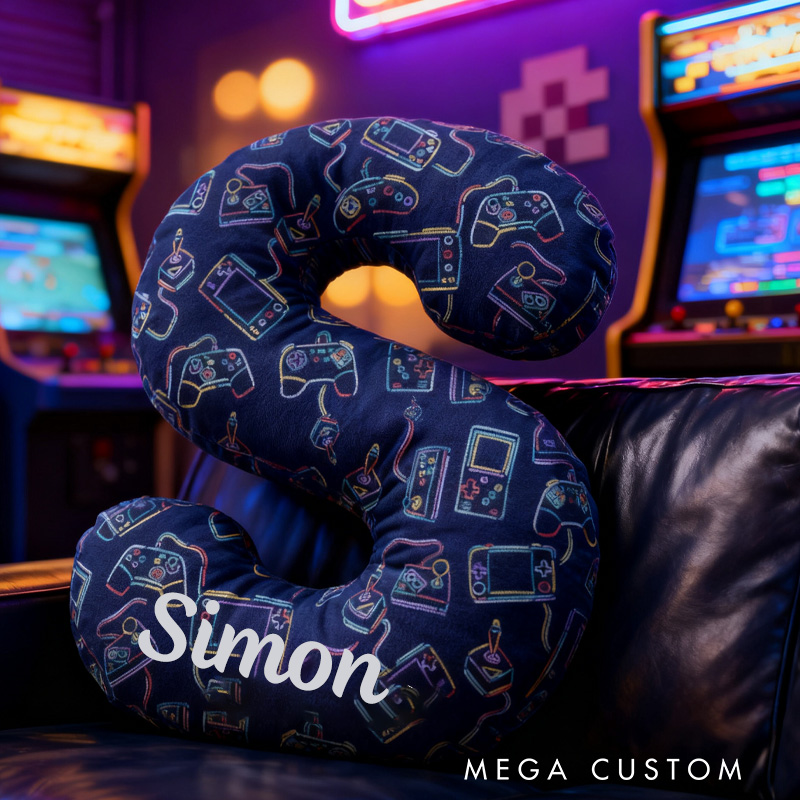 Personalized Gaming Controllers Pillow Games Console Gamers Joystick Handheld Lover Pillow Gift for Geek Game Lover