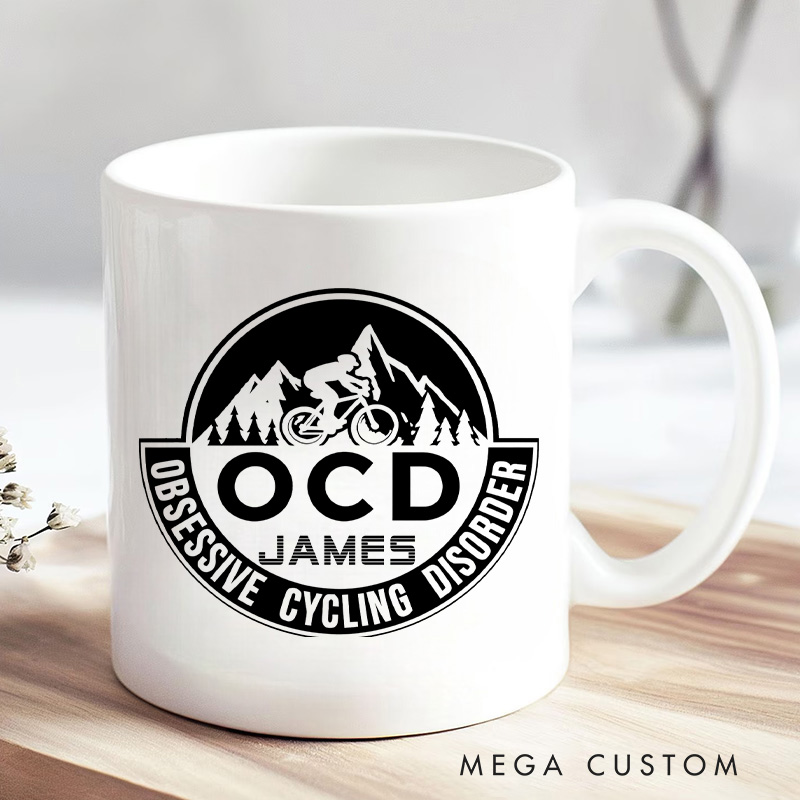 Personalized Funny Cycling Mug Cycling Coffee Mug Cycling Gift Bicycle Mug Bicycle Coffee Mug Bicycle Gift Gift for Biker Biking Mug Biking for Cyclistsfor Biker Cycling Riding Lovers