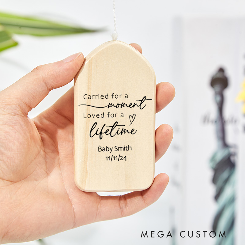 Personalized Sympathy Wind Chimes for Loss of Baby Memorial Windchimes for Infant Loss Miscarriage Pregnancy Loss and Angel Baby Keepsake Bereavement Gift