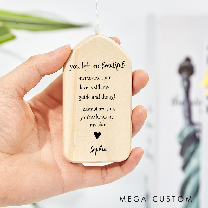 Personalized Memorial Wind Chime Loss of Loved One Bereavement Gift Condolence Remembrance Gift Dad Sympathy Wind Chime 