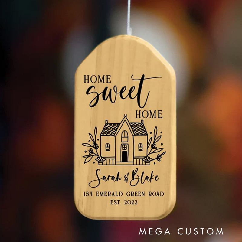 Personalized Home Sweet Home Wind Chime Housewarming Wind Chime Housewarming Gifts New Home Gifts