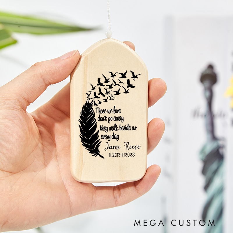 Personalized Memorial Wind Chime In Memory Sympathy Gift Custom  Loss Tribute Keepsake for Loved Ones Thoughtful Bereavement Present