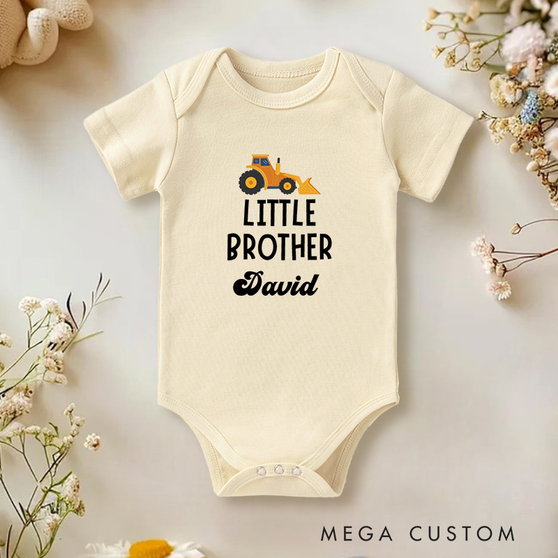 Personalized Big Brother Celebrating the Joy of Being an Older Sibling Baby Onesie