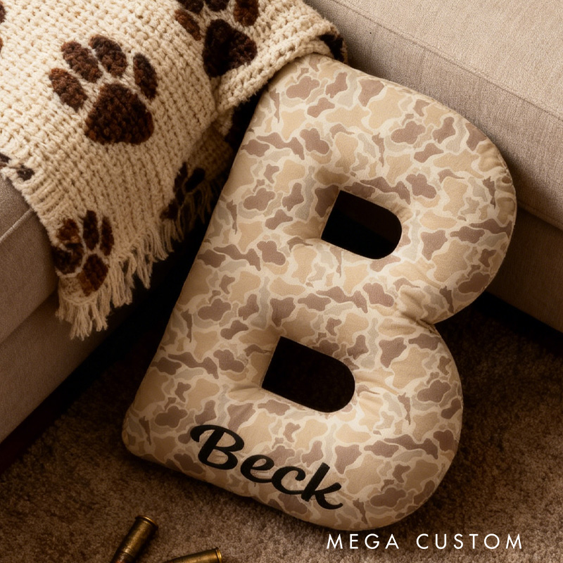 Personalized Hunting Camouflage Pillow Outdoor Hunting Enthusiasts Pillow Deer Hunting Lover Gift