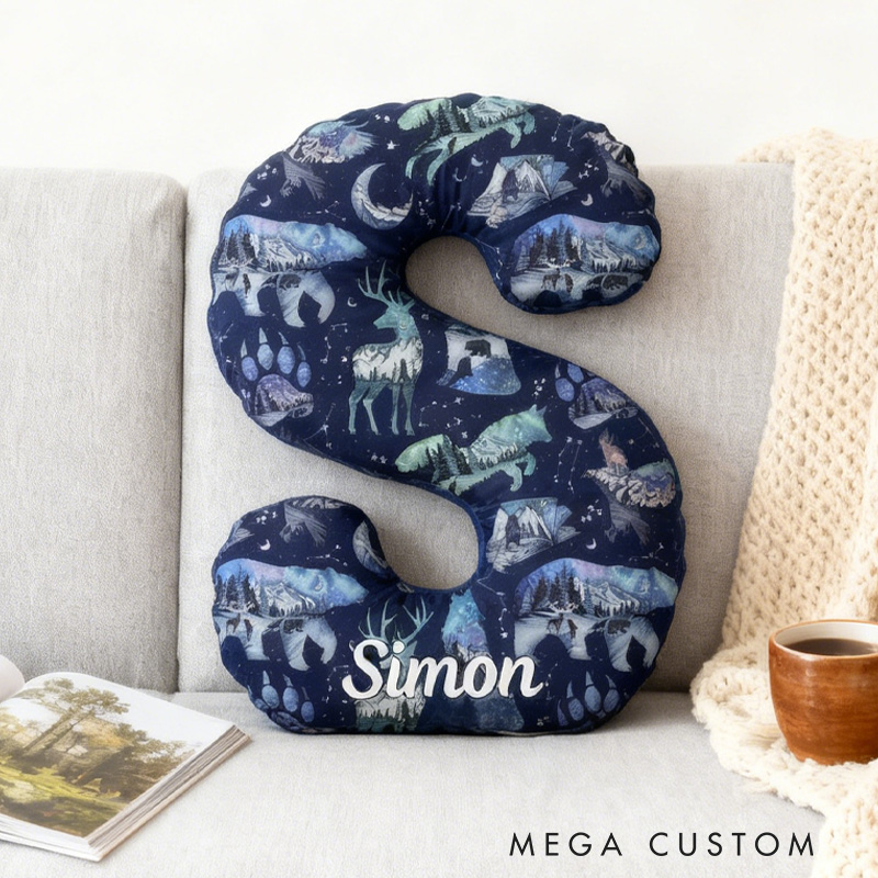 Personalized Nature Lovers Pillow Dreamy Jungle Pillow Outdoor Adventure Enthusiasts Gift