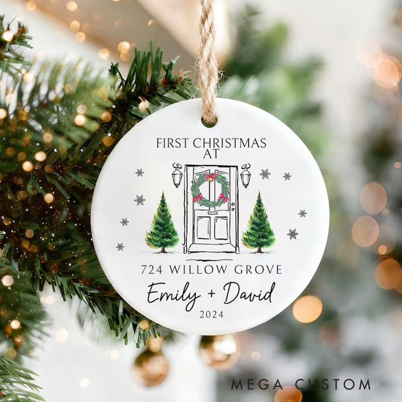 Personalized Our First Christmas in Our New Home New Home Decor New Home Christmas Ornament 2025 Christmas Tree New Home Ornament