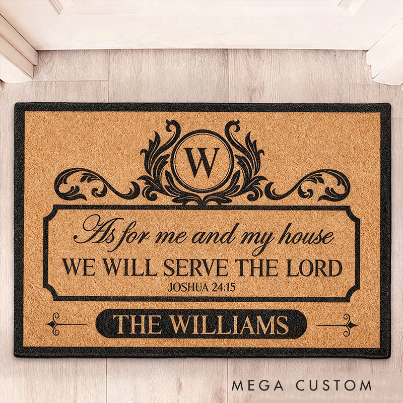 Personalized Welcome Doormat Custom Coir Mat With Family Name Indoor Outdoor Rug Perfect Housewarming New Home Gift 