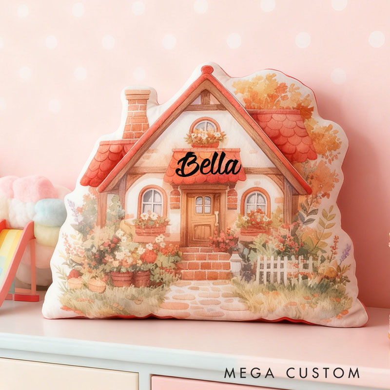 Personalized Floral Cottage Pillow Home Decor Perfect Gift For Kids Bedrooms Living Rooms Or Playrooms Graphic 3D Print