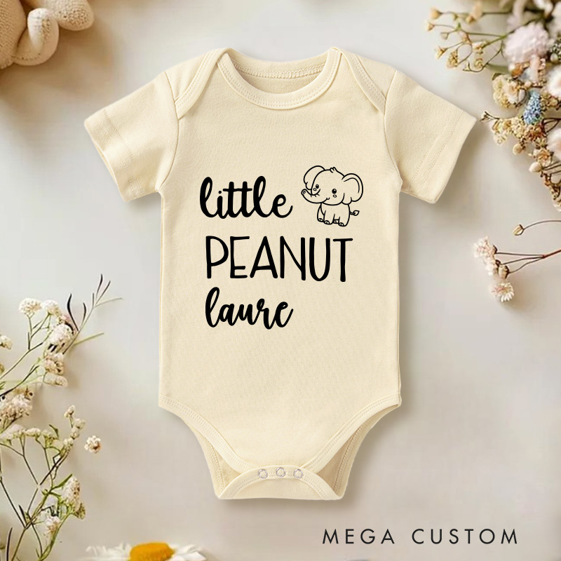 Personalized Little Peanut Baby Onesie Baby Shower Gift Unisex Newborn Baby Gift