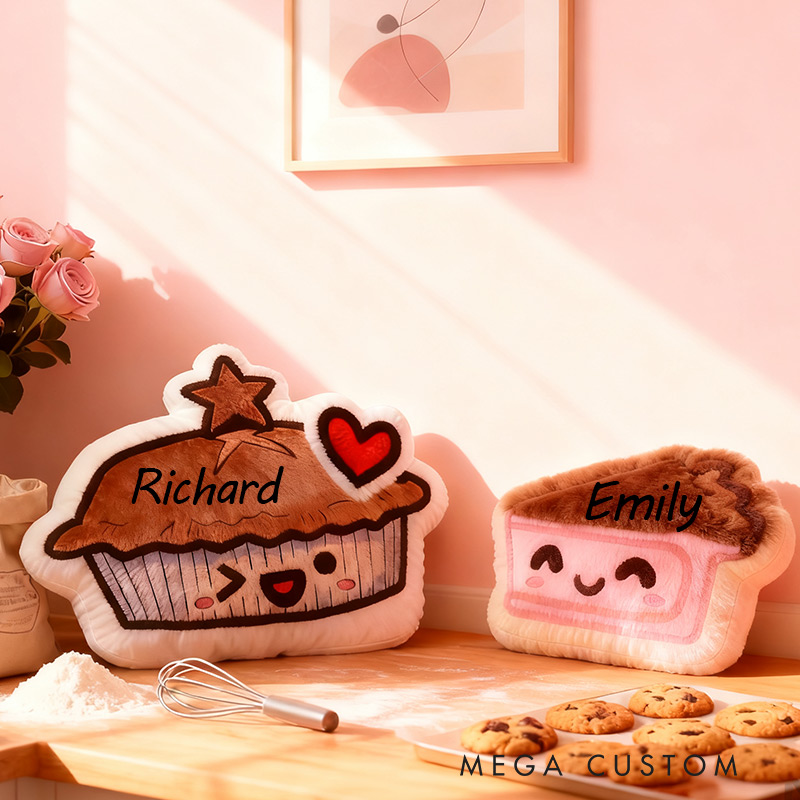 Personalized Sweetheart Bakery Cushions Pillow Graphic 3D Print Pillow with Name for Baking Lovers and Couple
