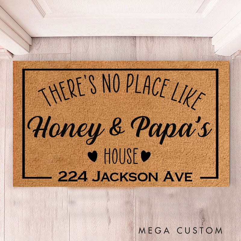 There's No Place Like Grandma and Grandpa's House Mothers Day Gift for Grandma Home Decor Grandparents Day Grandma Gift Housewarming Gifts