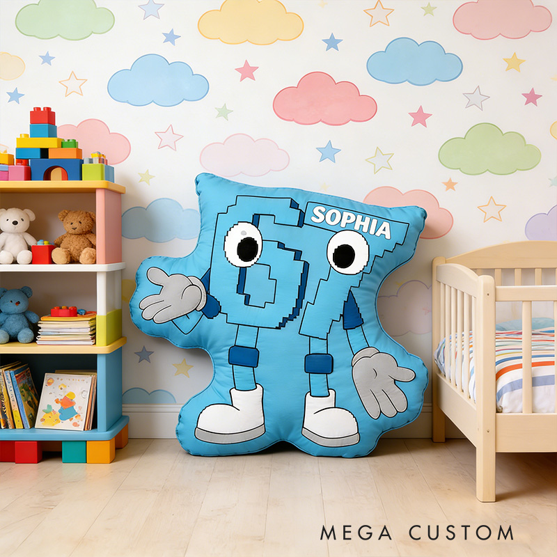 Personalized Cute Cartoon 67 Pillow For Kids Room Decor Graphic 3D Print Pillow