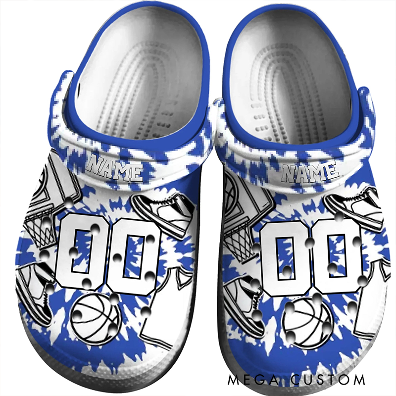 Personalized Basketball Crocs with Custom Name and Number for a Standout Look