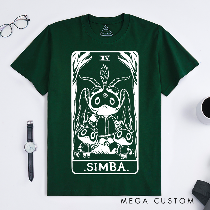 Personalized Tarot Lovers Classic T-Shirts The Devil T-Shirt Tarot Collection Gift Clothing