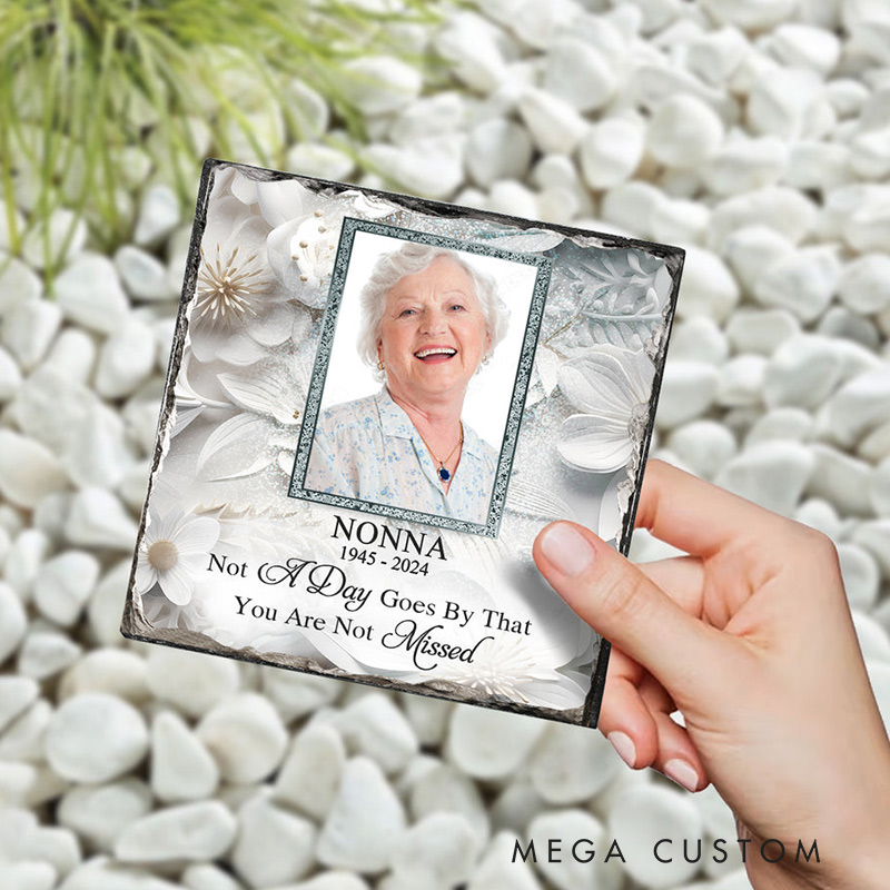 Personalized Memorial Stone I'm Always With You Sympathy Gift Slate Grave Marker Keepsake Bereavement Gift 