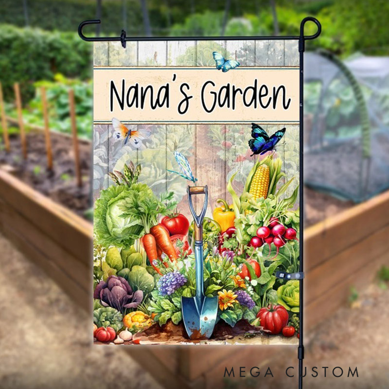 Personalized Garden Flag Yard Flag Spring Garden Decor Custom Double Sided Flag for Garden Lovers