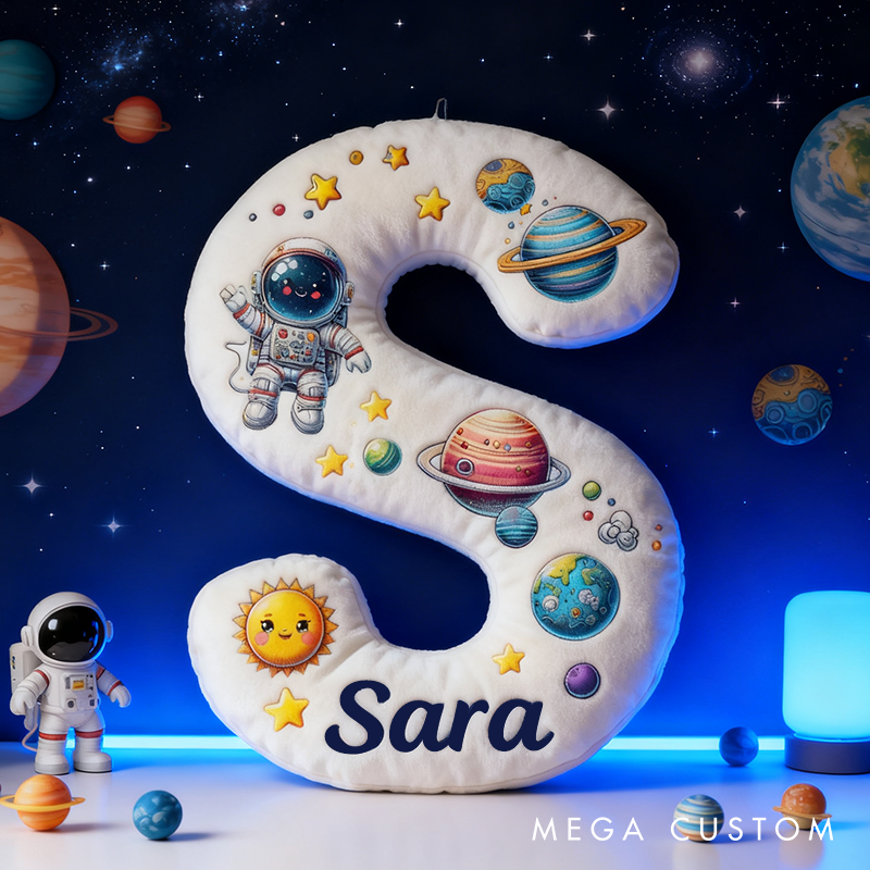 Personalized Astronaut Space enthusiasts Pillow Cosmic Planet Pillow Gifts For kid 