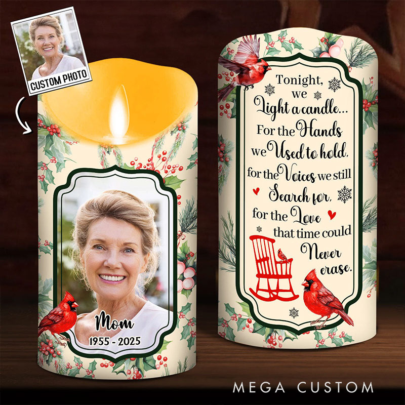 Personalized Memorial LED Candle Love In Heaven Custom Loving Memory Keepsake Sympathy Gift Memorial Gift 