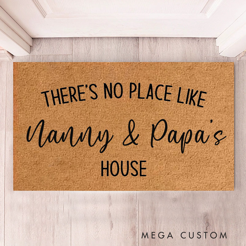 Personalized Grandparents Welcome Mat New Home Gift Housewarming Wedding Gift for Couples Christmas Gift for Family