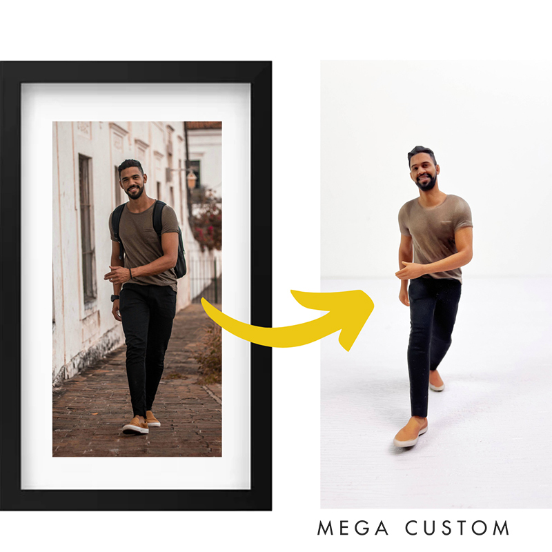 Personalized MemoPortrait 3D-Printed Model Custom Photo Memorial Tribute Memorial Gift Memorial Day 