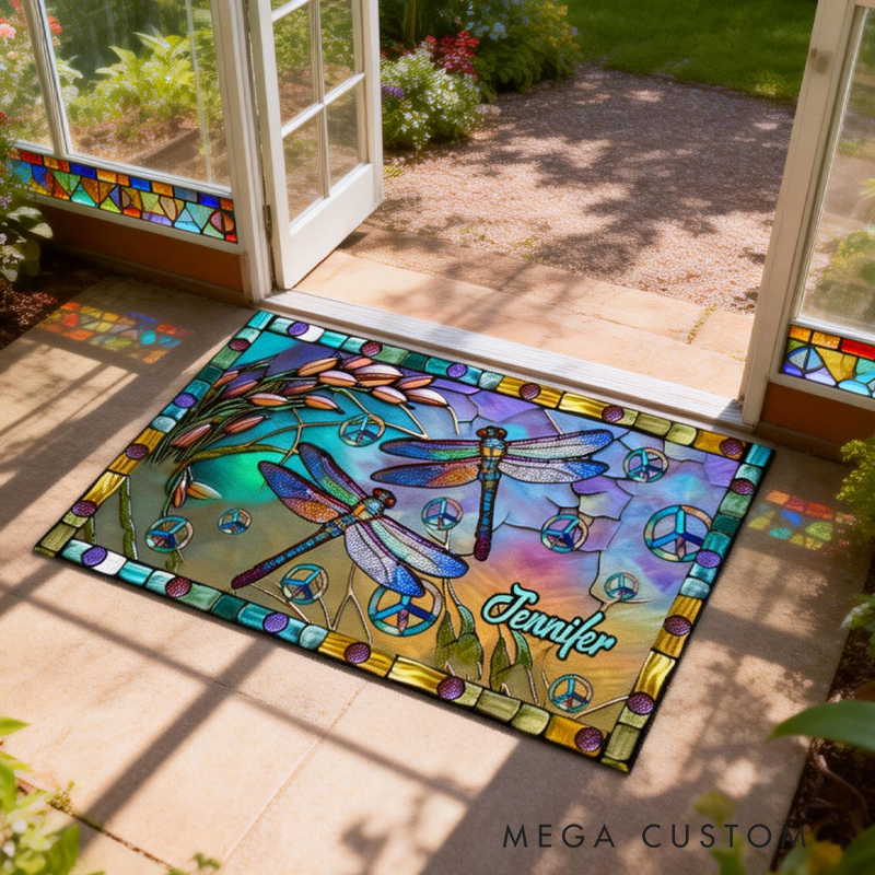 Personalized Personalized Hippie Soul Hippie Doormat Birthday Gifts for Kids