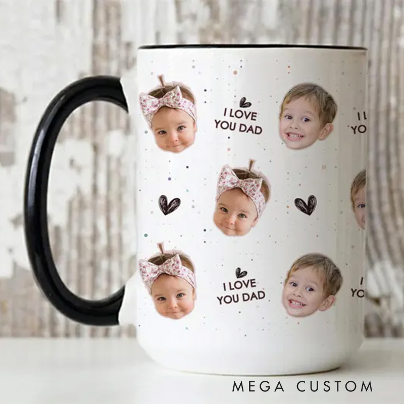 Personalized Photo Mug Custom Coffee Mug Baby Face Cup Custom Baby Mug Unique Photo Gift Grandma Gift Grandpa Gift Custom Picture Mug