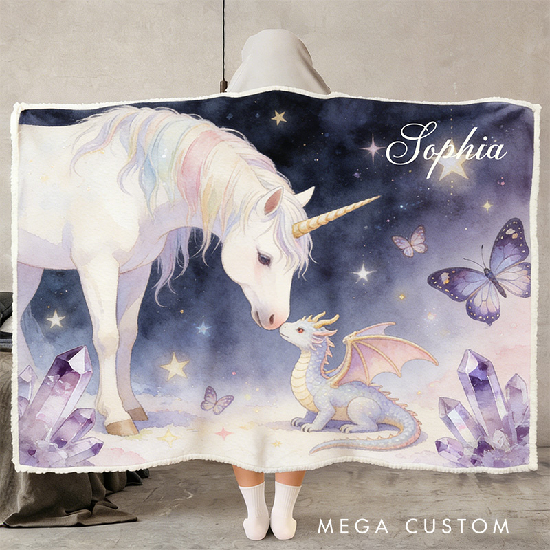 Personalized Magic Friends Wearable Blanket Hoodie with Name Magic Lover Gift for Friends Birthday Gift