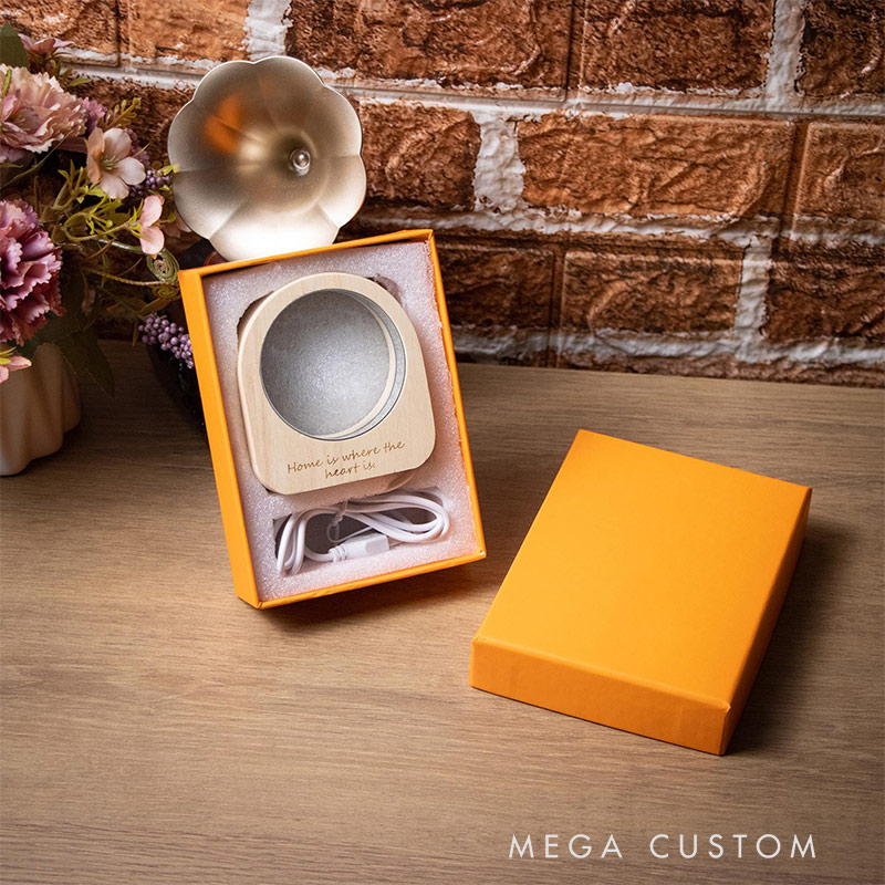 Personalized 3D Crystal Photo Portrait LED Engraved Crystal Photo Night Light Crystal Photo Cabin LED Family Photo Gift Couple Gift Valentine's Day Gift 