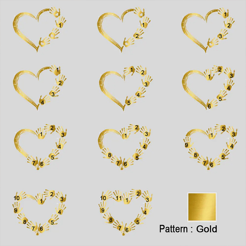 Personalized Colorful Heart Hand Print Shirt Custom Mom Grandma Shirt Grandma Heart And Hand Print Shirt Birthday Mother's Day Gift for Mom Grandma