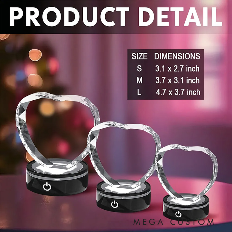 Personalized Memorial LED Led Light Night Light The Moment Sympathy Gift 