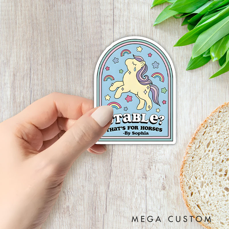 Personalized Funny Mental Health Sticker Celebrating Humor Joy and Imagination in Everyday Life Mental Health Gift