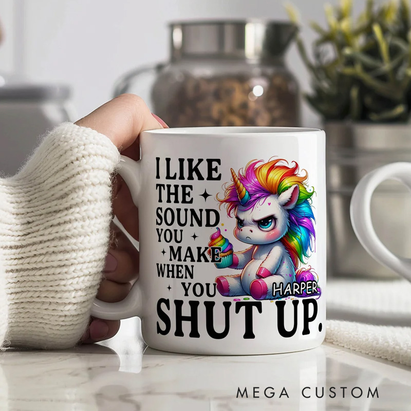 Personalised Venomous Copywriter Grumpy Animals Ceramic Mug with Name Daily Use Birthday Gift for Friends Animal Lovers