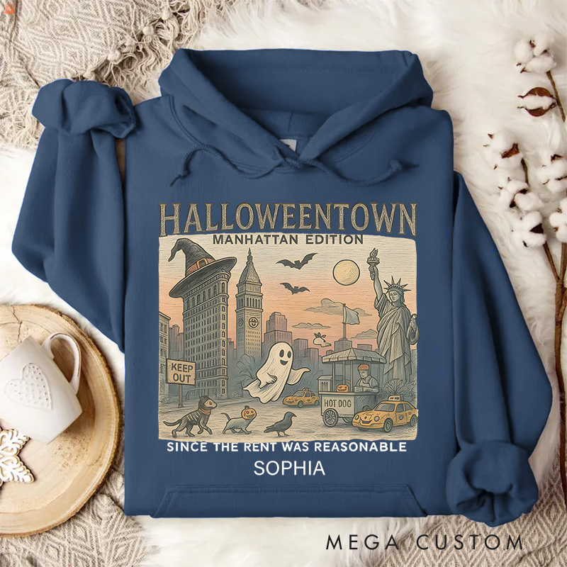 Personalized Halloweentown Manhattan Edition Fun Nostalgic Halloween Hoodies