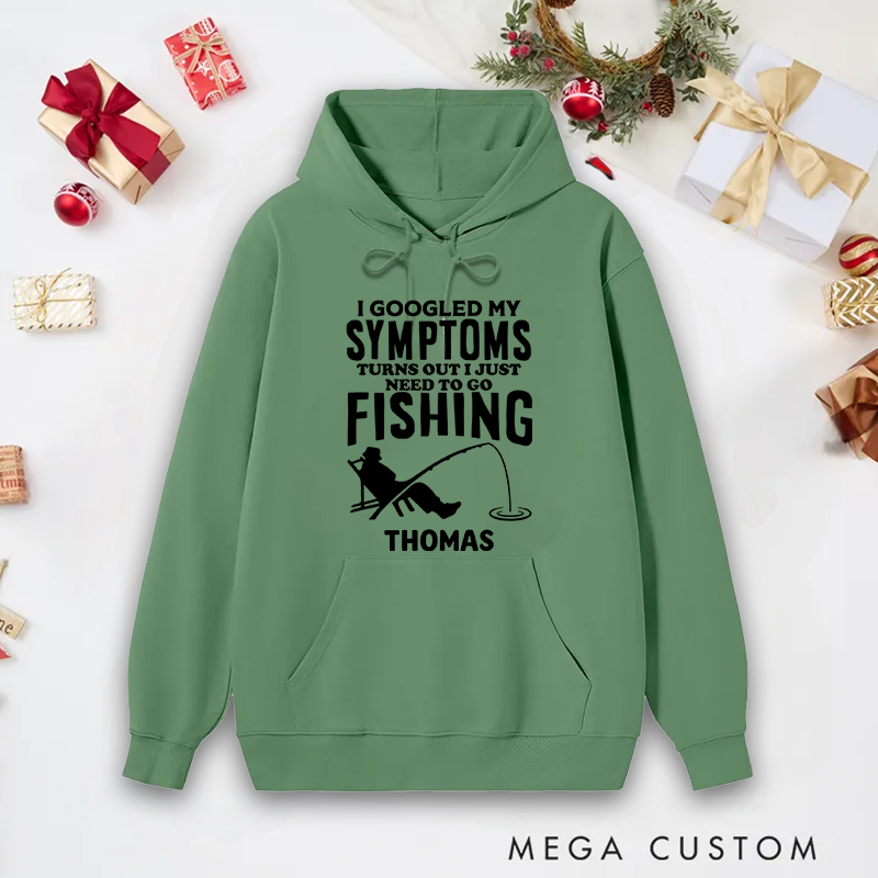 Personalized Fishing Hoodie Funny Fishing Sweatshirt Custom Name with Funny Design Ideal Gift for Fishing Lovers