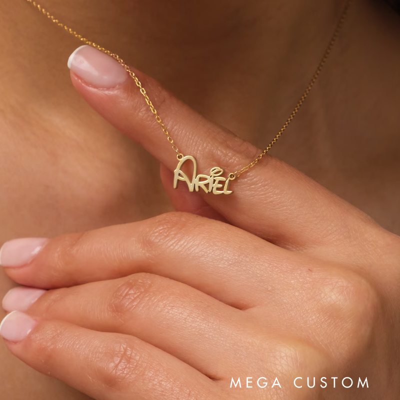 Personalized Name Necklace Delicate Gold Chain Perfect Custom Jewelry for Everyday Style