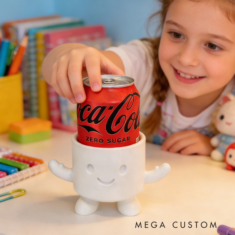 Funny Cartoon Shaped Creative Drink Accessory Cup Holder Pen holder 3d Printing