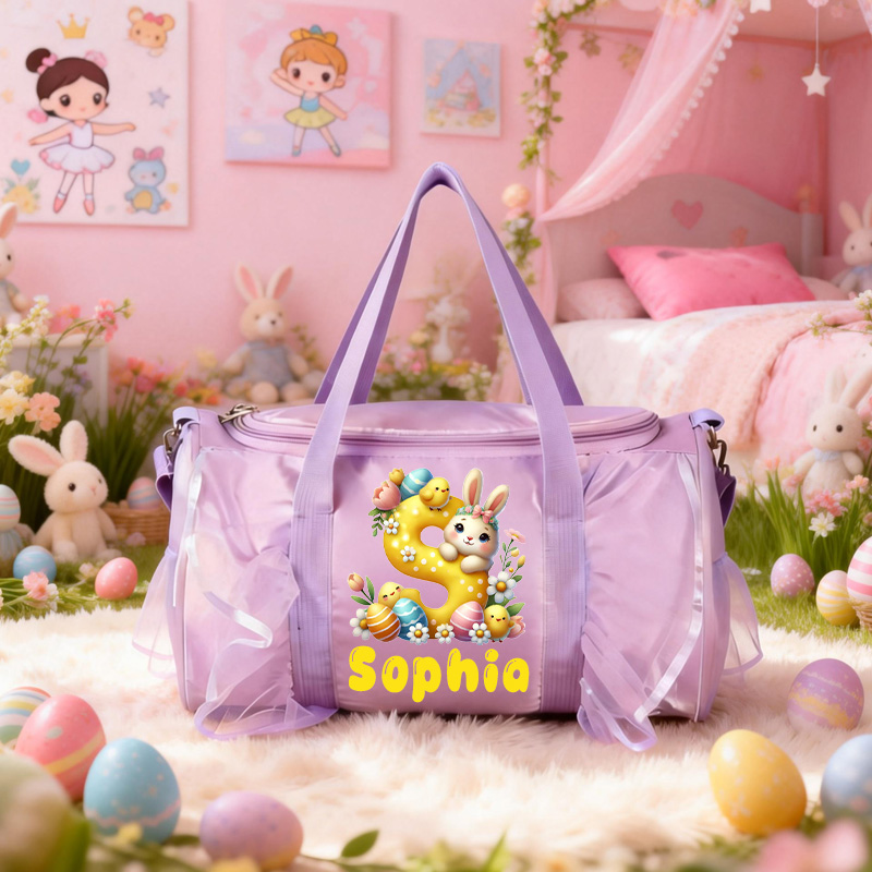 Personalized Theme Name Cute Fantasy Character Art Kids Travel Overnight Tote Weekend Gift Duffle Bag