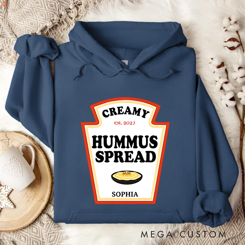 Personalized Vintage Sour Cream Label Artwork for Quirky and Nostalgic Hoodies