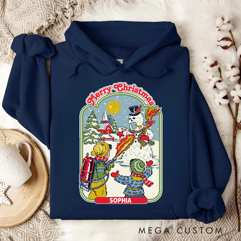 Personalized My First Flamethrower Hoodies