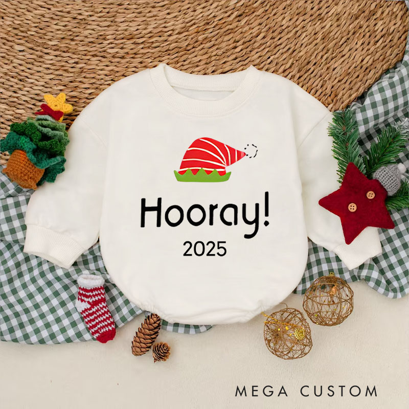 Personalized Hooray Baby Onesie Perfect for Adding Joy and Whimsy to Everyday Baby Outfits Baby Bodysuit