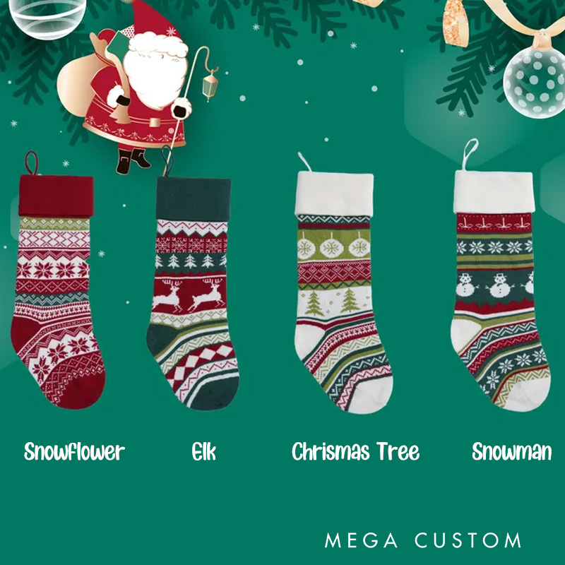 Personalized Embroidered Family Holiday Stockings Christmas Gift for Family Holiday Decor
