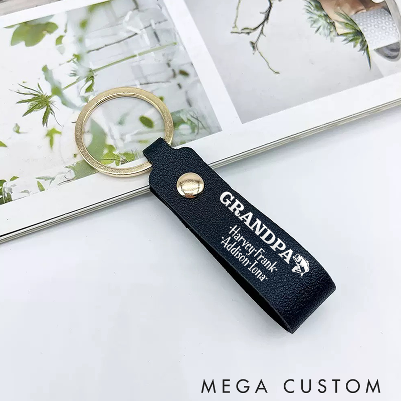 Personalized Grandpa Gift Idea Grandpa Fishing Keychain Fathers Day Gift For Grandpa Keychain Gift Idea For Papa Perfect Gift for Fishing Lover