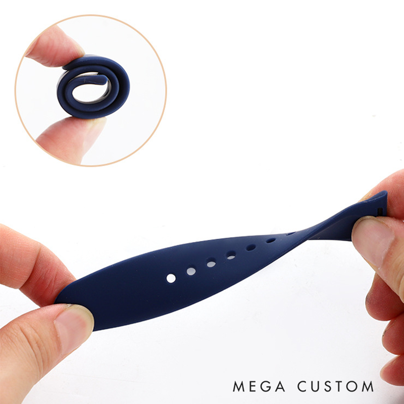 Personalized My Son Is My Hero Silicone Watch Band with Police Tribute Design Gift for Police Officer