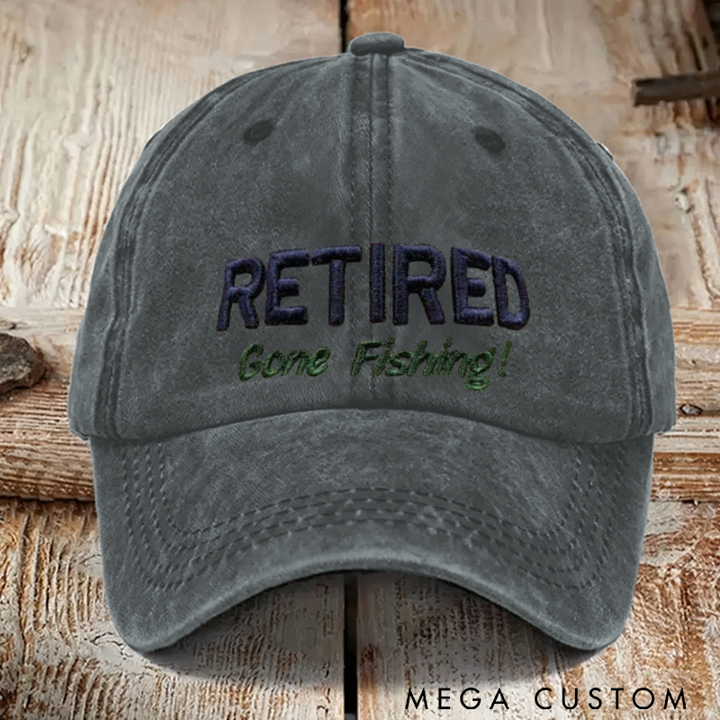 Personalized Embroidered Fishing Hat Durable Cap for Fishing Lover Perfect for Outdoor Adventure and Fishing Gift
