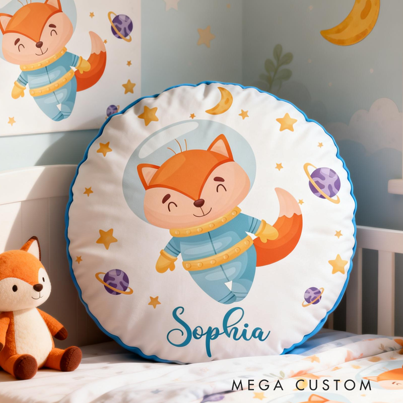 Personalized Cute Astronaut Animals Graphic 3D Print Pillow Birthday Gifts Funny Gifts Animals Lovers Gifts