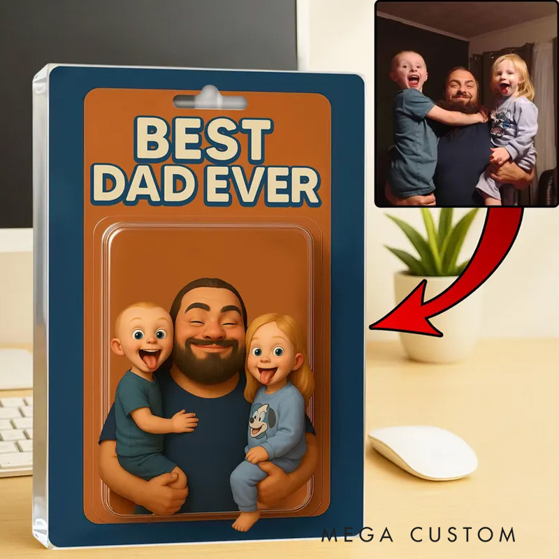 [Copy]Personalized It's Not A Dad Bod It's A Father Figure Custom Photo Acrylic Block Plaque Funny Father's Day Gifts Gifts for Dad Husband
