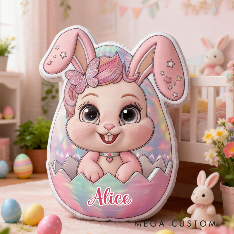 Personalized Cute Easter Egg Graphic 3D Print Pillow Birthday Gifts Funny Gifts Easter Gifts 