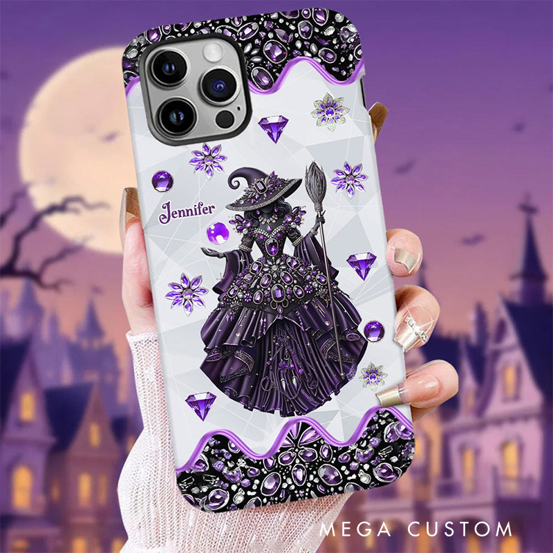 Personalized 2D Flat Witch Dream Phone Case Magic Lover iPhone Case Witchcore Gift